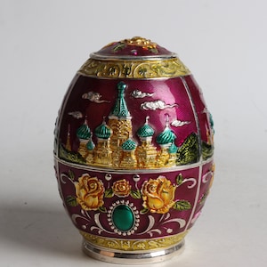 Folk collection hand-painted Cloisonne toothpick box