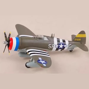 Avion de chasse moulé sous pression P-47D alliage plastique rapport 1:72 modèle jouet cadeau collection simulation affichage décoration