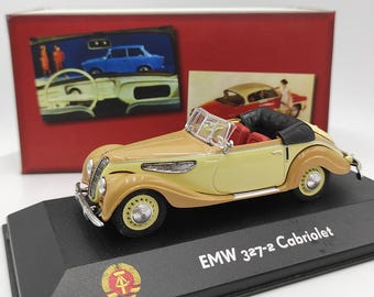 Atlas 1/43 East German EMW 327-2 Vintage Car Alloy Car Model