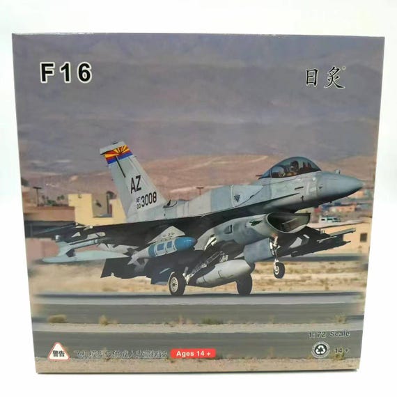 1:72 Scale F-16 Fighting Falcon Diecast Model – Desert Camouflage