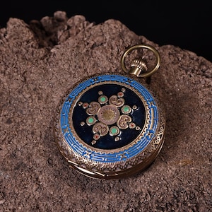 Kostbare oude collectie collectie puur koperen reflux zakhorloge