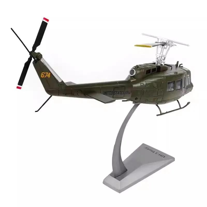 アメリカ陸軍 UH-1H ヒューイ ヘリコプター モデル 1/48 スケール ダイ