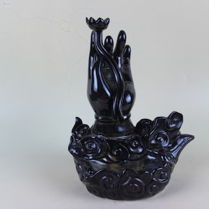 China Collection Keramik Handgefertigte Guanyin Hand Lotus Statue