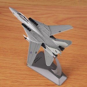 Diecast F-14 Militarized Combat Tomcat Fighter Alloy Model 1:144 Scale Toy Gift Collection Simulation Display Decoration