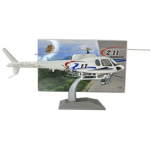 Diecast Z-11 Militarized Combat Light Helicopter Alloy Model 1:60 Scale Toy Gift Collection Simulation Display Decorati