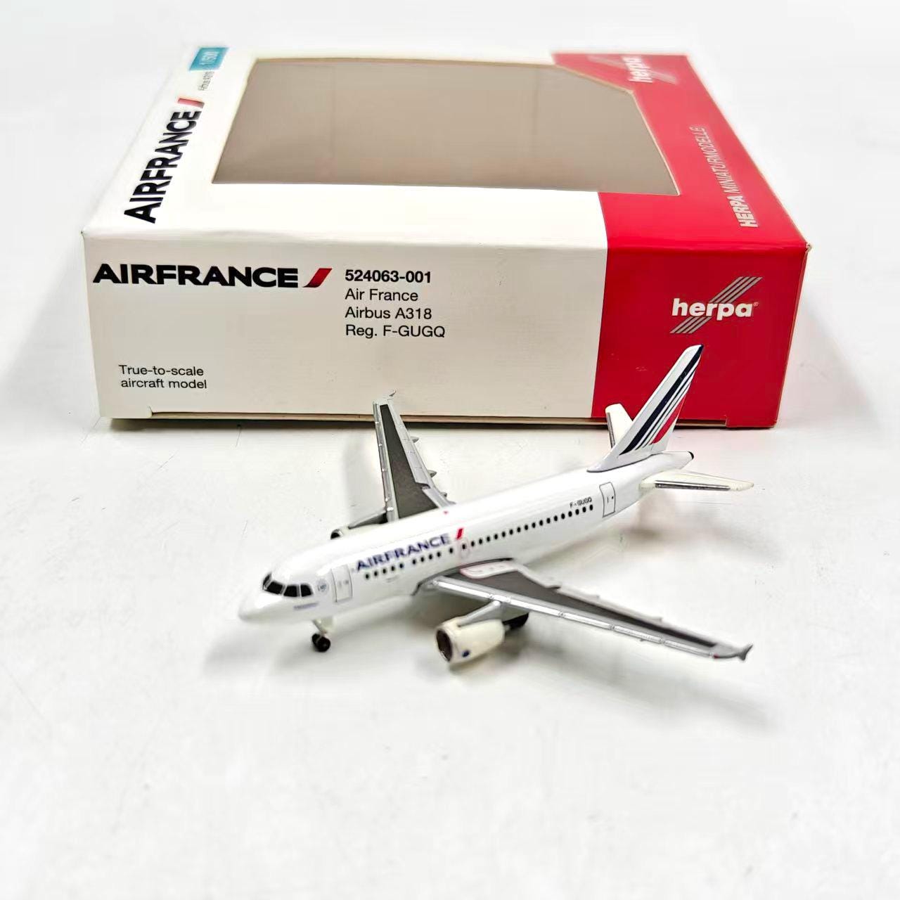 Herpa 1/500 Air France Airbus A318 Simulation Alloy Aircraft Model