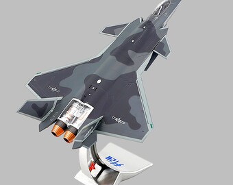 Diecast J-20 Militarized Combat Stealth Fighter Alloy Model