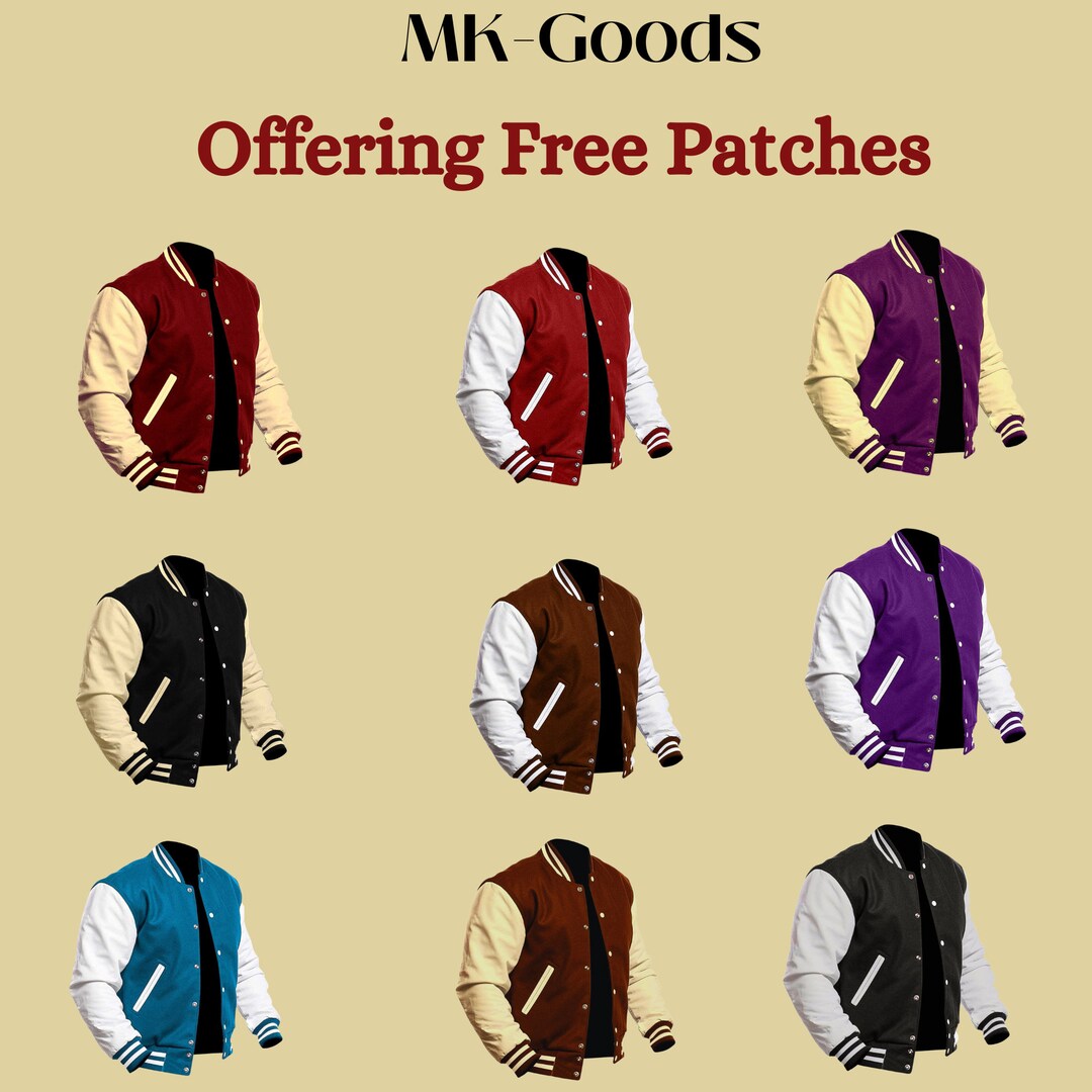 Customization Men & Women Varsity Jacket Bomber Jacket Baseball Jacket