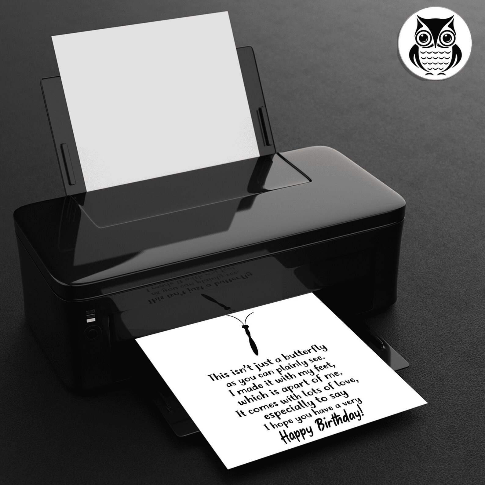 Happy Birthday Footprint Butterfly Keepsake Kids Footprint Craft Baby Footprint Art Happy