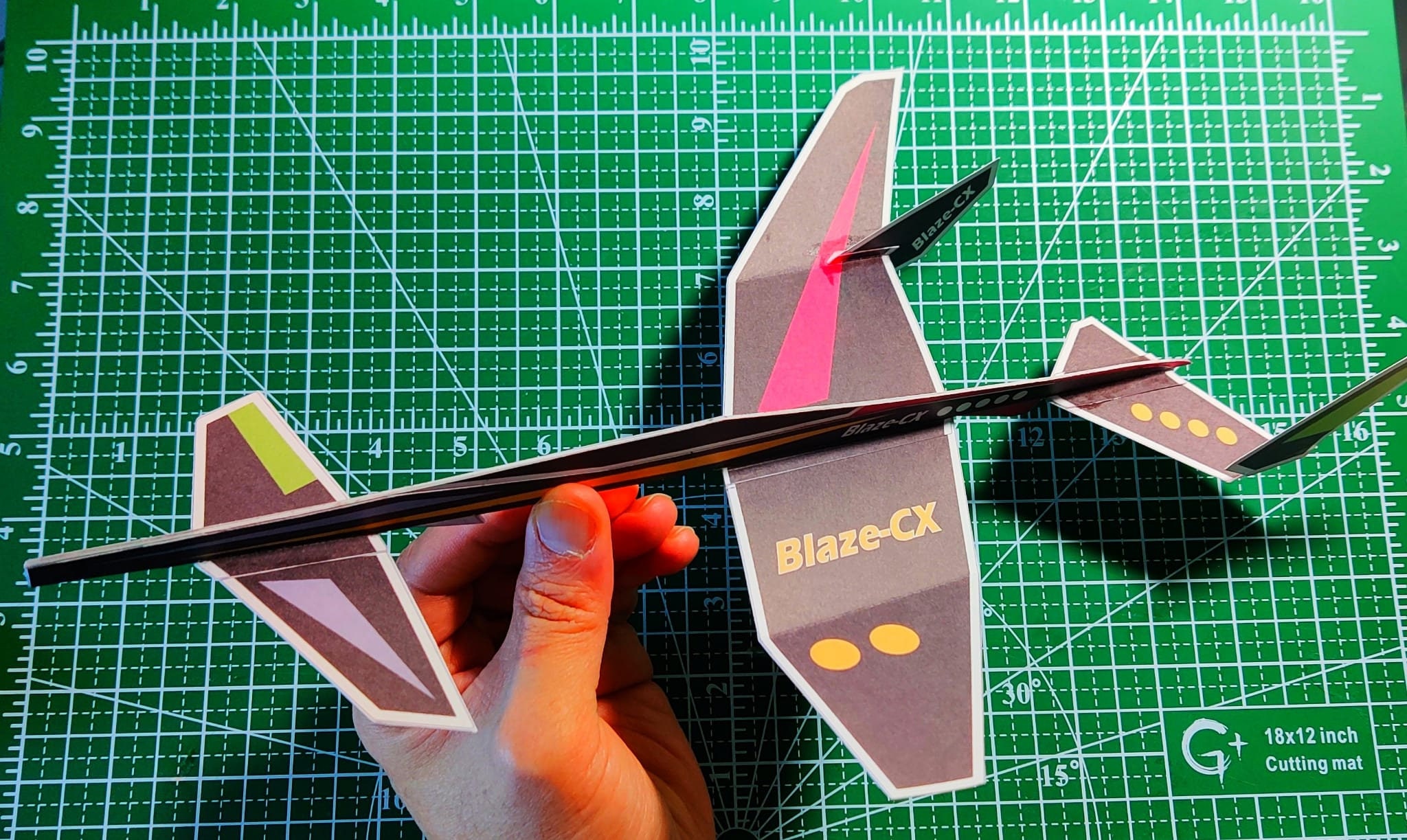 Kit Papercraft, 3D Paper Model Plane, Paper Craft Plane, Digital File