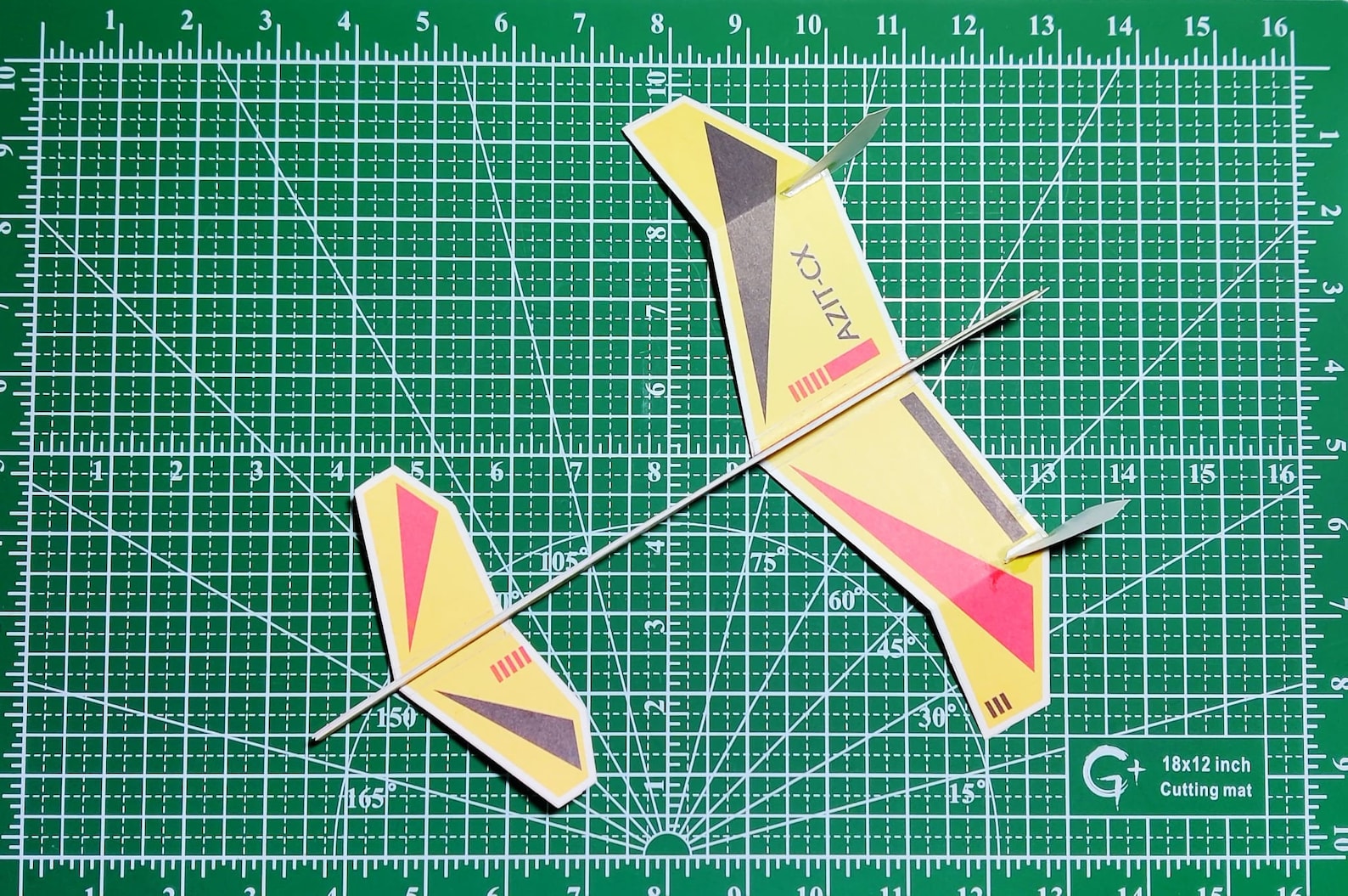 kit-papercraft-3d-paper-model-plane-paper-craft-plane-etsy