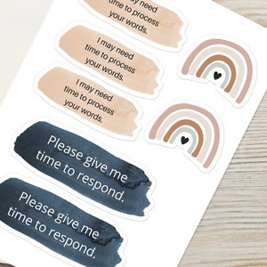Autisme Stickers, Autistische Stickers, Neurodivergent sticker, ASD Stickers, Sensory Processing Stickers, SPD stickers, Communicatie stickers
