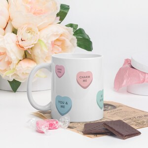 Valentines Day Mug, Valentines Mug, I Love You A Latte, Valentines Day Gift, Gift for Her, Valentine for her, Heart Mug
