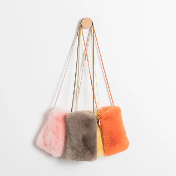 fluffy pouch bag