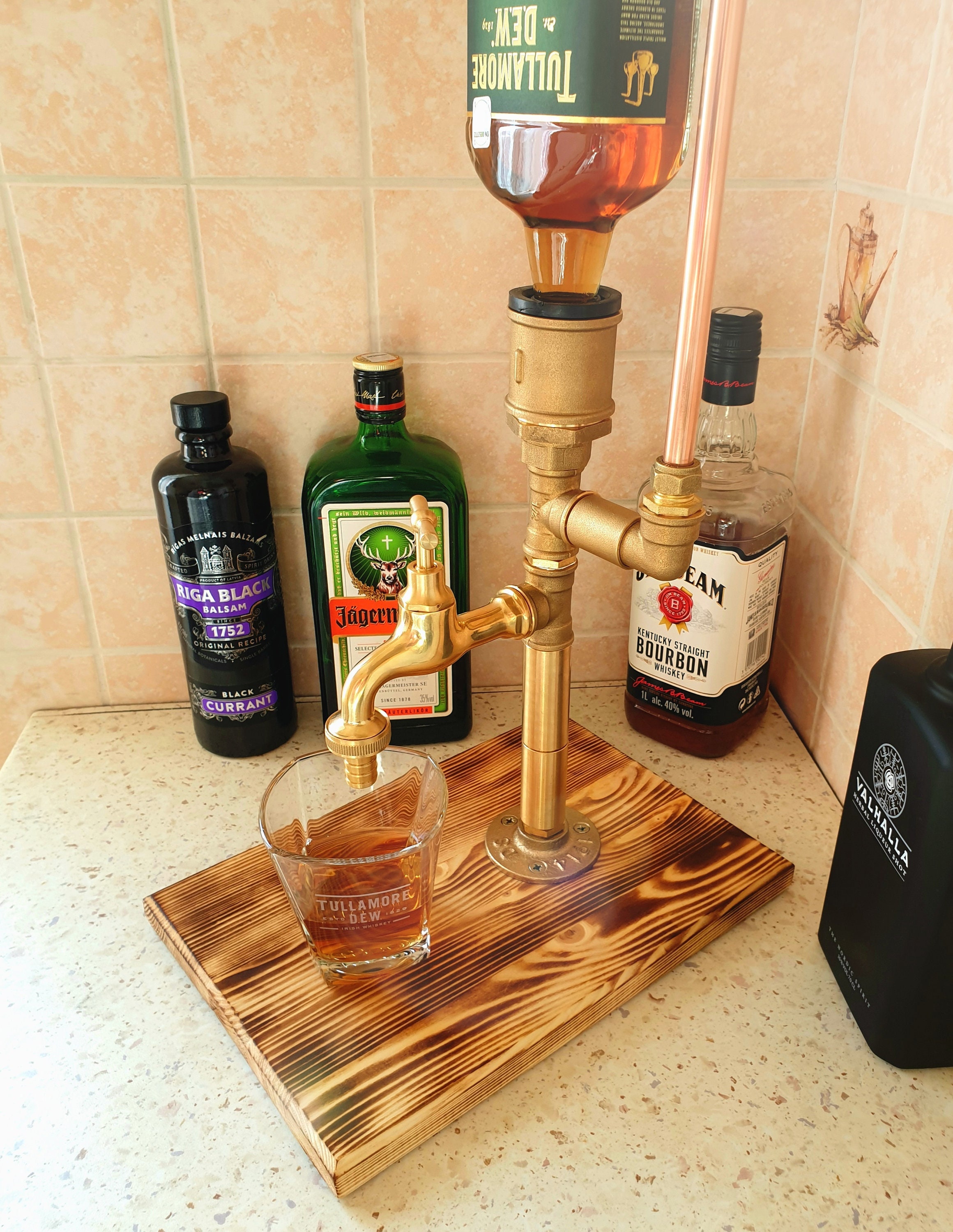 Steampunk Dispenser , Liquor Alcohol Whiskey Wine Dispenser