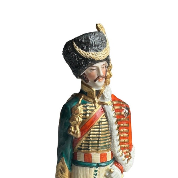 Antique! Sitzendorf Napoleonic General De Beauharnais Military Statue!