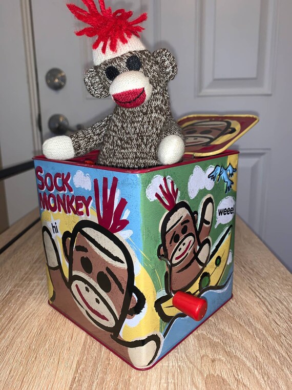 Super sale Schylling Sock Monkey Jack in the Box tramliege.be
