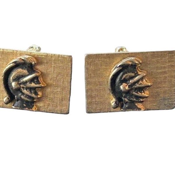 Vintage! MCM Centurion Medieval Knight Cuff Links!