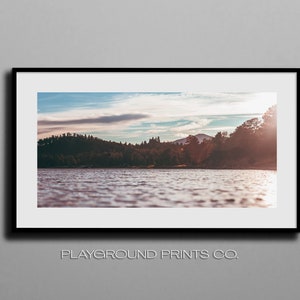 Digital Print Samsung Frame Download | Red Feather Lake Mountain Landscape Poster Image | High Resolution Photo INSTANT Download for Display
