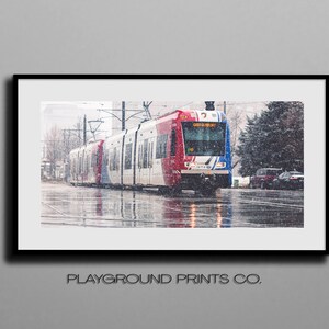 Digital Print Samsung Frame Download | Utah Metro CTA Train Salt Lake City Poster Image | High Resolution Photo INSTANT Download for Display