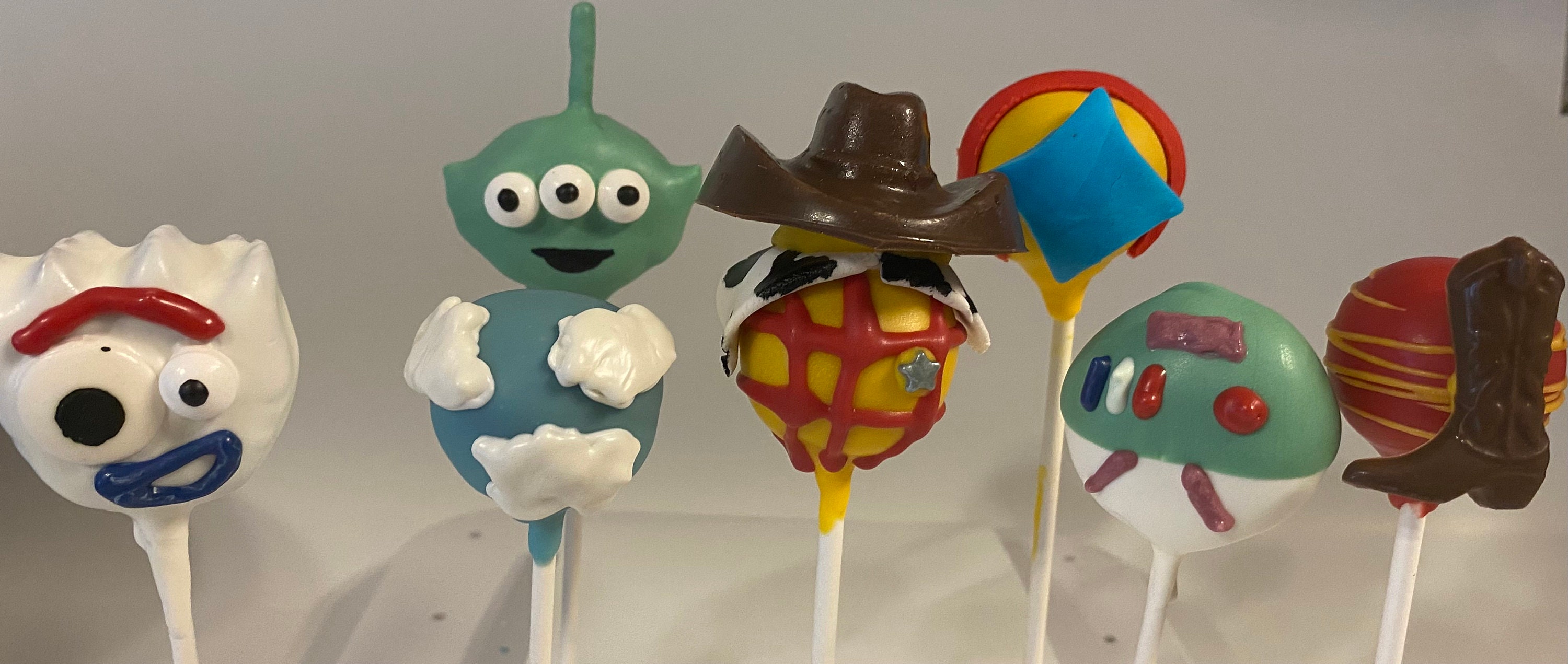 Toy Story Forky Woody Etch A Sketch Alien Luxo Ball Cake Pops - Etsy