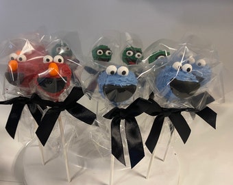 Sesame Street cake pops