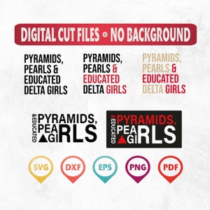 Pyramiden-Perlen gebildet Dreieck-Mädchen-Svg, DST Blatt-Svg, Delta-Sigma-Theta-Svg, gebildet Dreieck-Mädchen, Delta-Sigma Theta Sorority, digitaler Download