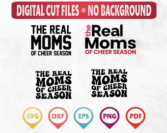 Cheer Mom SVG: Funny Cheerleading Designs (Digital Download, PDF File Included