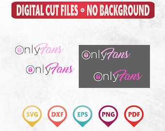 Onlyfans SVG Cut Files: Clipart, PNG, PDF (Digital Download)