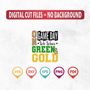 GREEN & GOLD GAME DAY EVERYDAY RELAXED FIT SWEATER main image 1