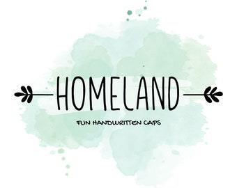 Homeland Font: Thin Handwritten Font (OTF, TTF)