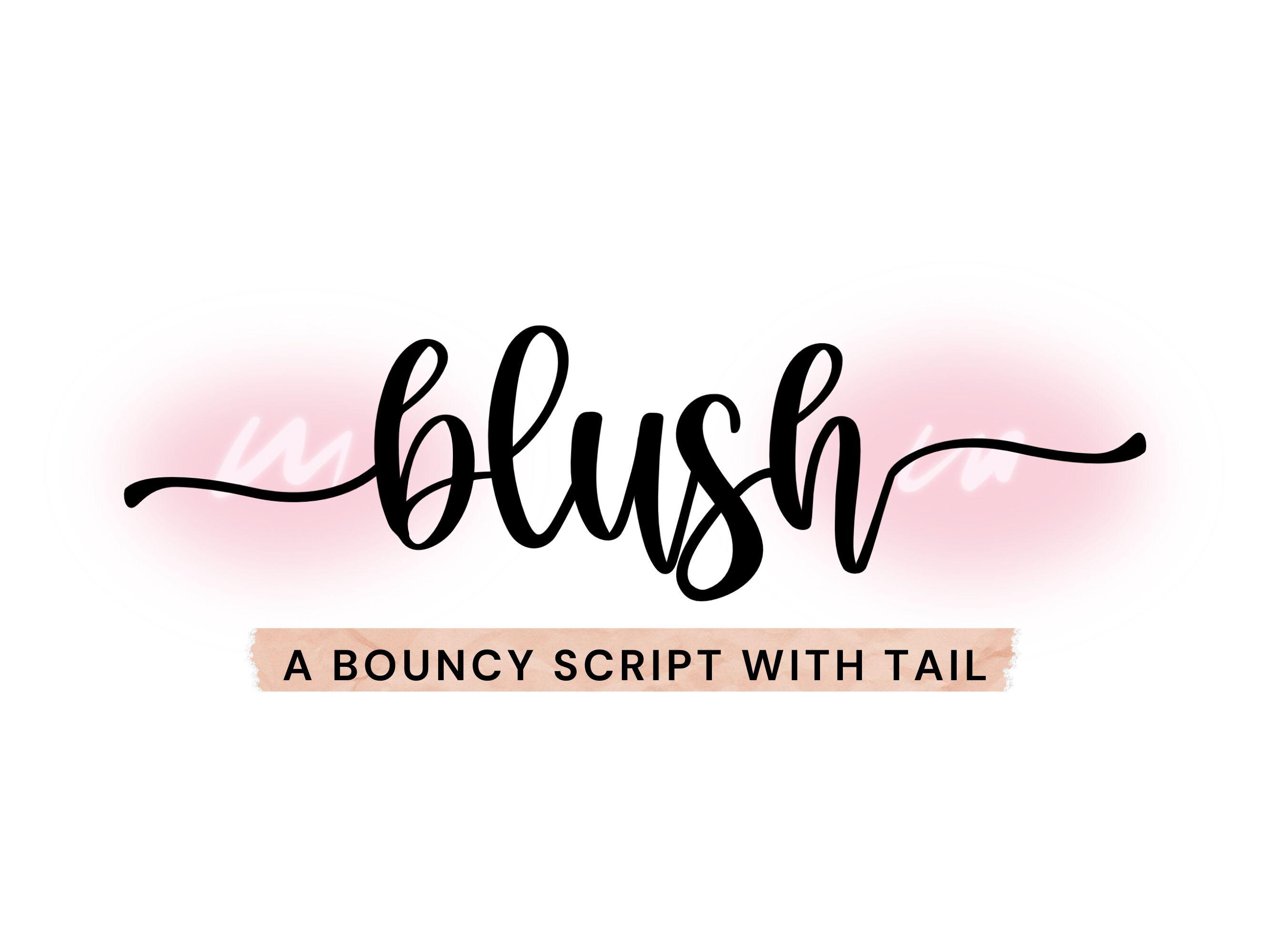 Blush Font: Handwritten Farmhouse Script With Swashes (OTF, TTF) - Etsy