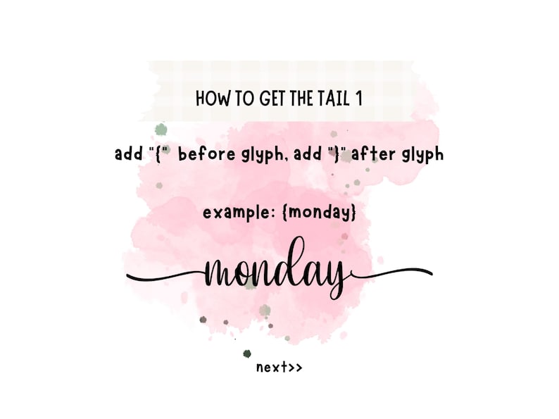 Monday Delicate Script Font With Swash Tails (OTF, TTF) - Etsy