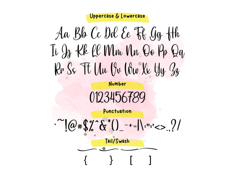 Monday Delicate Script Font With Swash Tails (OTF, TTF) - Etsy