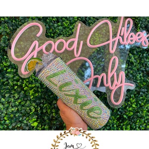 20 oz bedazzled tumbler