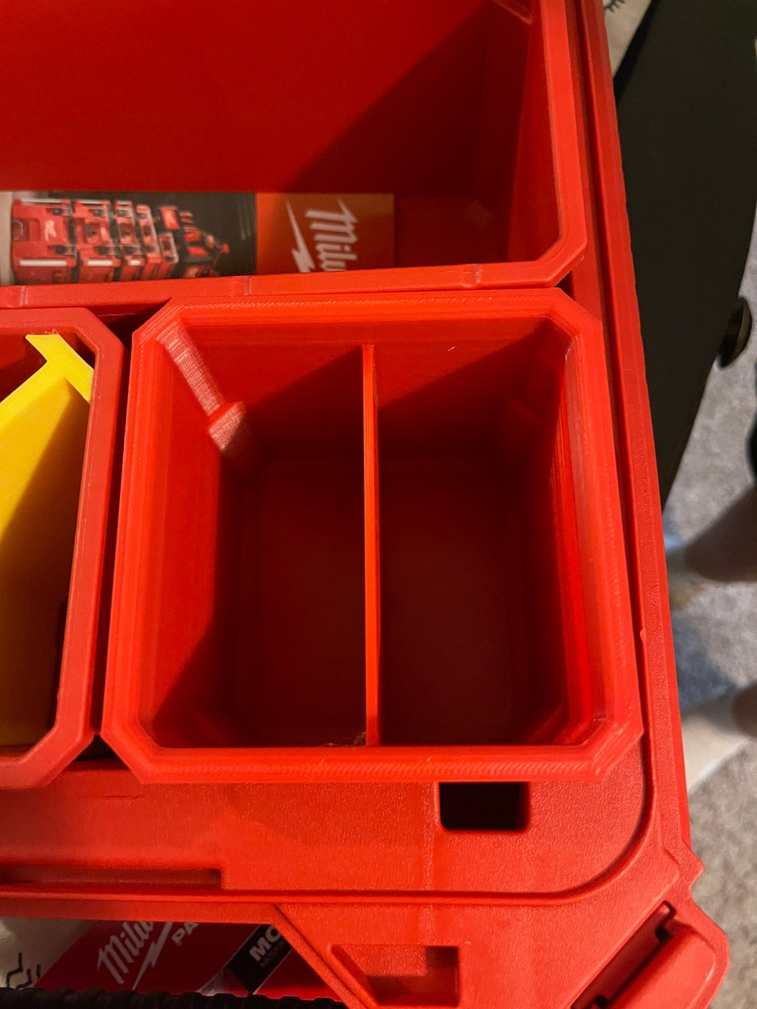 Milwaukee Packout Tall Bin With Built in Divider. Etsy