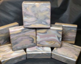 Wood grain, sensual sandalwood  scented soap