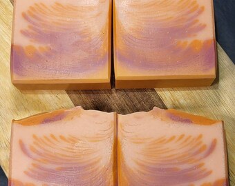 Summer melon spritzer scented soap, made with cocoa butter