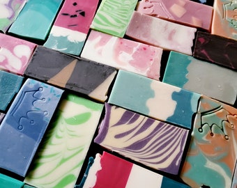 Variety of 2 or 10 sample size soaps