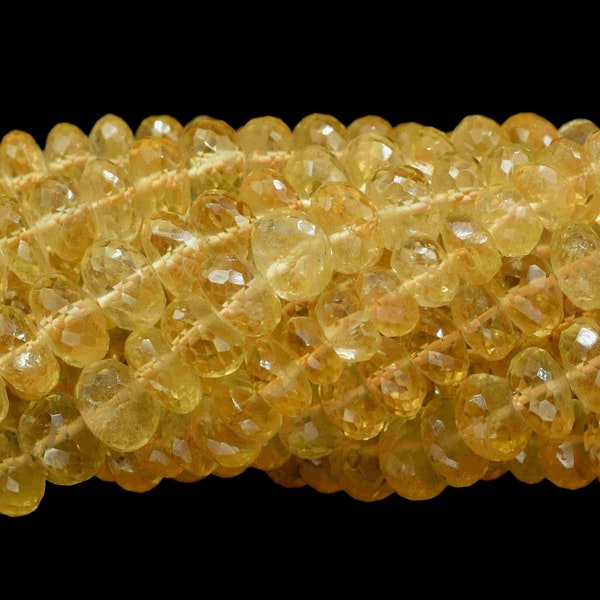 Natural Citrine Gemstone 8mm To 8.5mm Rondelle Shape Beads,Citrine Gemstone Beads Strands,Jewelry Making Beads Strand,Loose Gemstone Beads