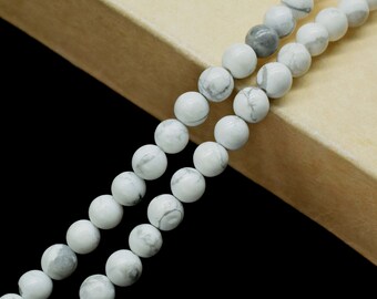 Dendrit-Opal Edelstein glatt 6 mm bis 7 mm runde Form Perlen, AAA ++ Qualität Opal 16-Zoll-Perlen Stränge Schmuck, Dendrit-Opal Perlen Schmuck, Geschenk