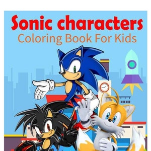 Sonic the hedgehog Coloring Book