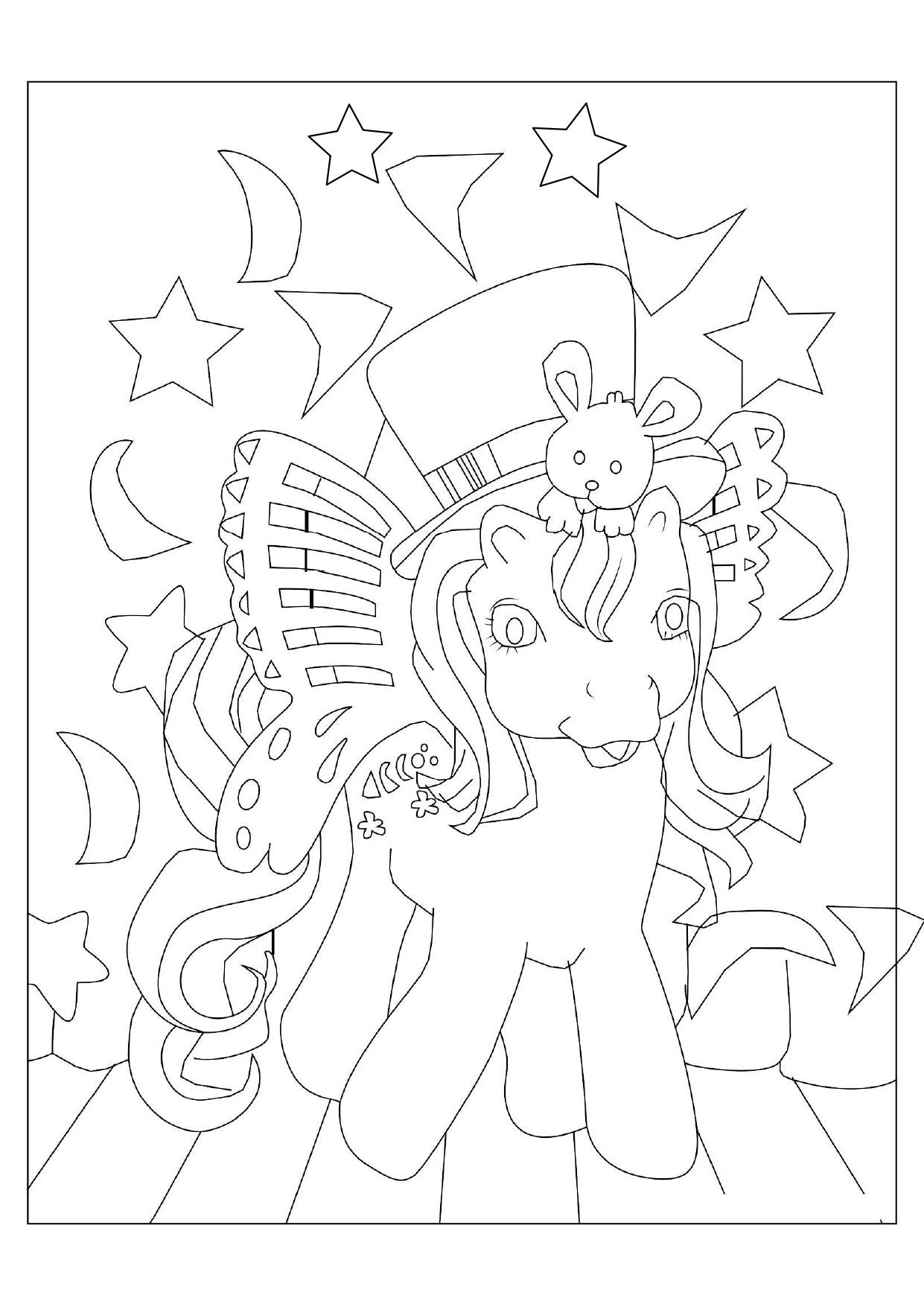 My Little Pony Coloring Book - Etsy