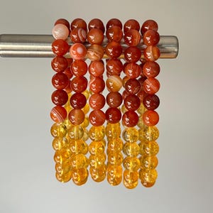 Golden Horizon Bracelet | Handmade Boho Jewelry | Sun-Inspired Natural Beads | New Beginnings & Hope | Gift for Her | Spiritual Jewelry