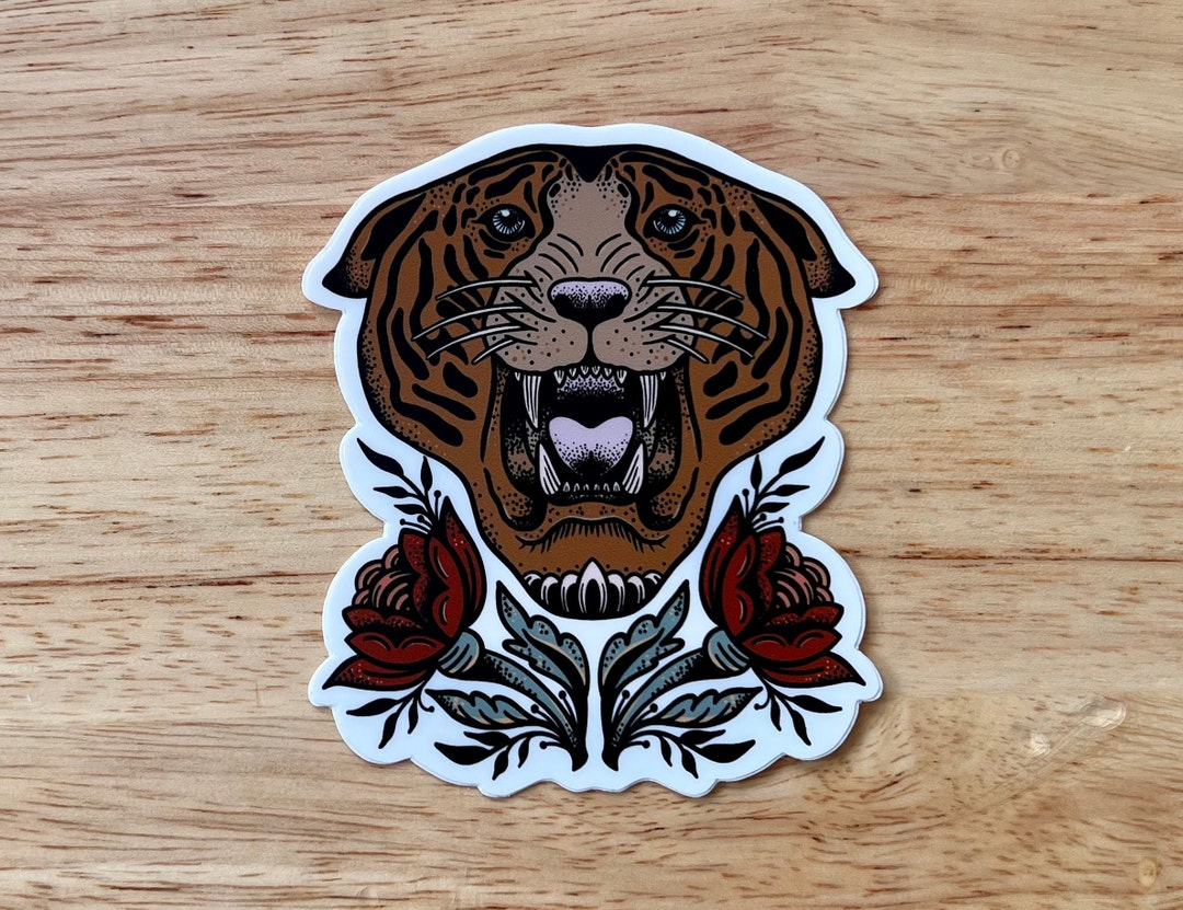 Tiger Sticker - Etsy