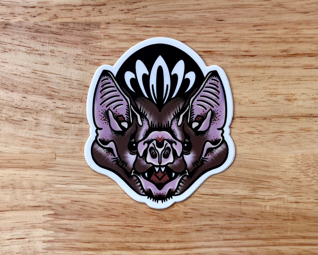 Bat Sticker - Etsy