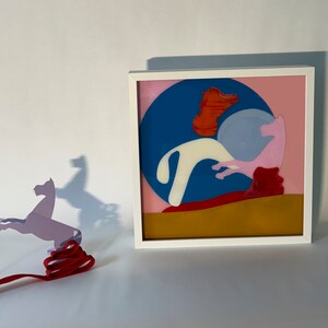 Glossy pop wallart childlike wonder inspired