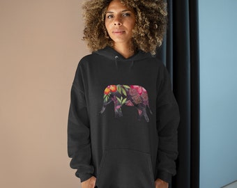 Elephant Mandala Watercolor Graphic Hoodie Sweatshirt
