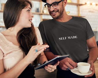 Camisa hecha a sí misma para hombres y mujeres - Camisa de éxito para CEOs - Regalo para empresarios - Camisa de manifestación - Camisa de empresario