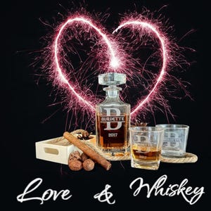 Whiskey Decanter Personalized, Decanter Anniversary Gift for him , Decanter Set Housewarming, Decanter Wedding Gift, Retirement Dad Gift